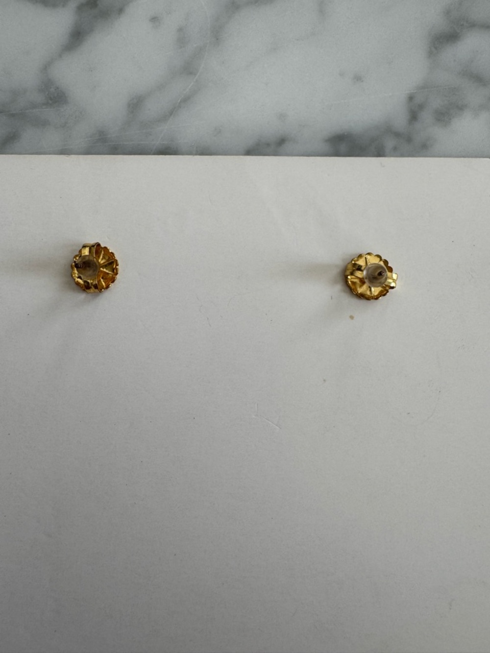 Deepa Gurnani Catarina Swarovski Crystal Earrings in Bronze $450 Retail NWT - Picture 7 of 9